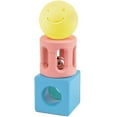 thumbnail image 7 of Hape: Geometric Rattle Trio - 3pc Teething & Shake Toy, Rice Material, Safe To Chew, Soft Pastel Colors, Ball-Rattle-Lense, Baby & Infant Ages 0mo+, 7 of 7