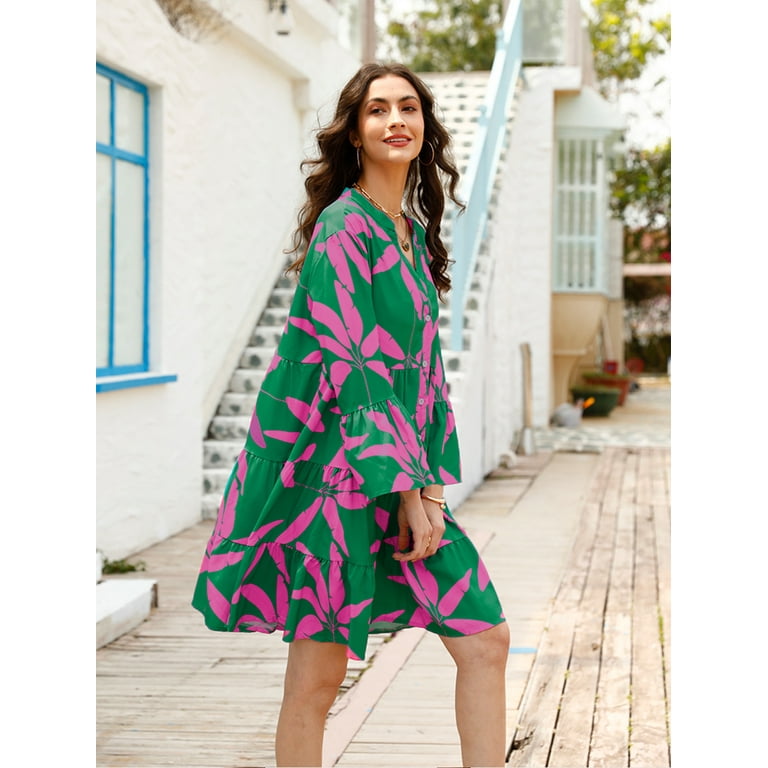 Button down babydoll dress discount