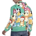 thumbnail image 4 of Lsque Bluey Pattern Casual Men's Hoodie,Hooded Sweatshirt with Kangaroo Pocket,Pullover Hoodie-X-Large, 4 of 8
