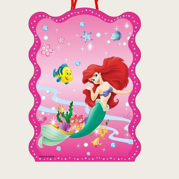 ✨ Fun Ariel Anime Pull String Piñata Toy for Kids | Candy-Filled Birthday Party Game - No Bats, Just Pull! Safe & Easy Pinata Opening