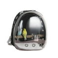 thumbnail image 1 of Parrot Pet Backpack Outdoor Travel Oxford Cloth Transparent Bird Cage Portable Transport Comfortable, 1 of 5