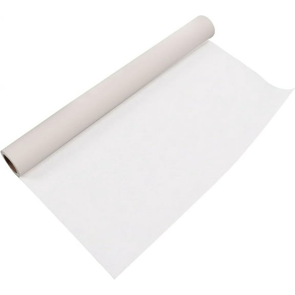 Tracing Paper Roll, 18in 44cm Wide Tracing Paper White High Transparency Clear Trace Paper Ink Absorption Pattern Paper Drafting Paper for Sewing Drafting Sketching or Detailing (23m / 75.5ft)