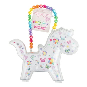 Strictly Fancy Unicorn Purse includes a sticker pack