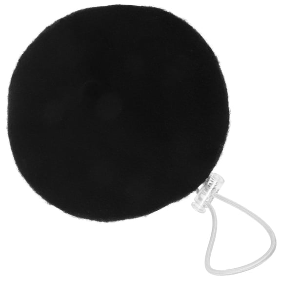 Topbathy Black Pet Beret Hat with Elastic Band, Lightweight and Comfortable Dog Cat Costume Accessory for Parties