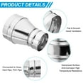 thumbnail image 3 of Unique Bargains 6 Inch to 4 Inch Round Duct Reducer, Galvanized Steel Adapter Pipe Fitting, Silver Tone, 3 of 5