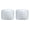 White, variant on Beistle White Plain Square Shaped Paper Lanterns, 8"