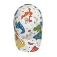 thumbnail image 5 of Lsque Dinosaur Baseball Cap Trucker Low Profile Hat Golf Dad Hat Adjustable Original Classic Unconstructed Plain Cap Men Women, 5 of 9