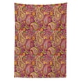 thumbnail image 3 of Ambesonne Paisley Tablecloth Rectangular Table Cover, Vivid Flowers and Dots, 60"x90", Multicolor, 3 of 4