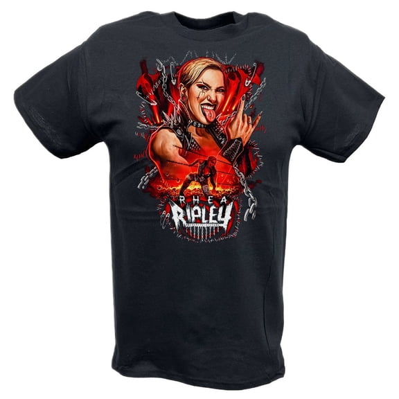 Rhea Ripley Rockstar Chains T-shirt