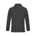thumbnail image 2 of TSSOE Kids Boys Girls Thermal Tops Underwear Turtleneck Solid Long Sleeve Basic Pullover Undershirts Black 130, 2 of 5