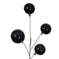thumbnail image 2 of Vickerman 10' Black Pearl Branch Ball Wire Garland., 2 of 4