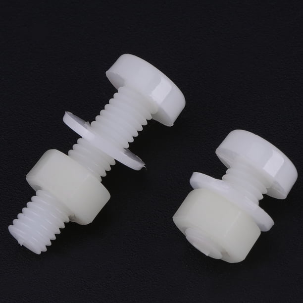 Kit de Sujetadores Ecomeon 150 Piezas Tornillos de Nailon Tuercas Pernos Arandelas