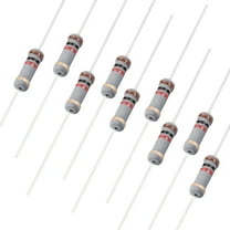 200Pcs 1W 1K Ohm Carbon Film Resistor 5% Tolerance 4 Color Bands