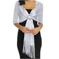 thumbnail image 2 of Sparkling Metallic Shawls and Wraps with Buckle,for Evening Dresses Party Wedding, 2 of 4