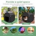 thumbnail image 4 of 2PCS Pop up Blackout Calming Tent With 2 Windows Easy to Set Up Foldable Calm down Black Tent Comfortable Accommodate 1 to 2 People Calm Corner Tent for Kids, 4 of 8