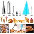 thumbnail image 2 of Kit de 35 Moldes de Acero Inoxidable para Cannoli y Cuernos de Crema con Formas Cónicas y Tubulares Antiadherentes, 2 of 5