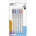thumbnail image 1 of fuzhong-® One Retractable Gel Pens, Micro Point, 0.5 mm, White Barrel, Assorted Ink, Pack Of 5 Pens, 1 of 4