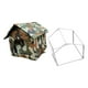 thumbnail image 4 of Refugio para gatos impermeable y resistente al invierno, fácil de montar, incluye almohadilla aislante L, 4 of 9