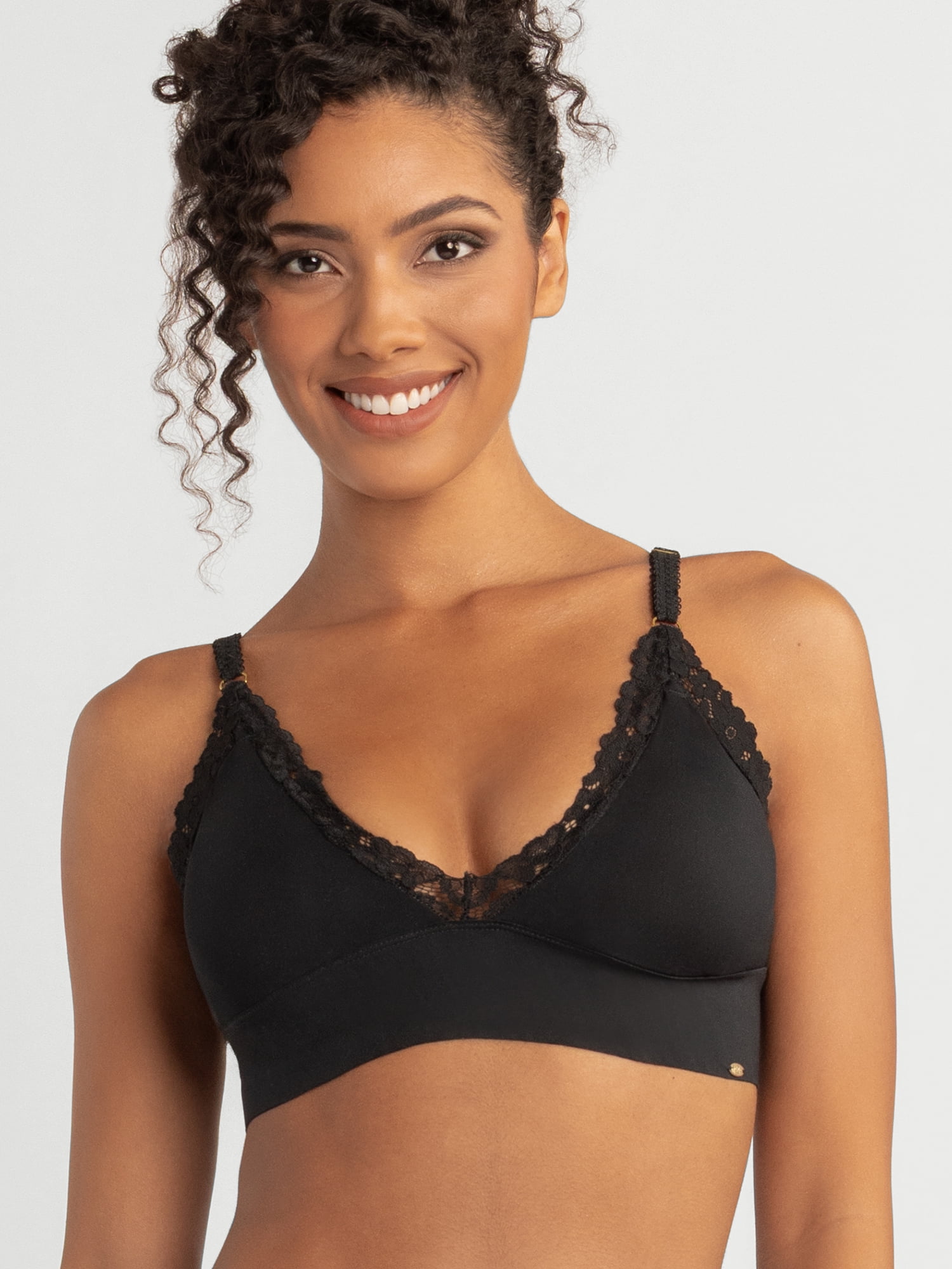 Jessica Simpson Women's Microfiber Bralette, Size S-XXXL