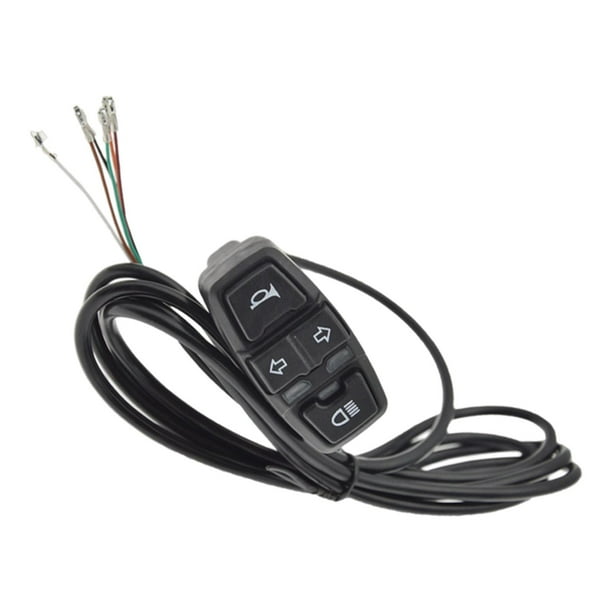 Control De Agarre Del Manillar De La Bicicleta De La Motocicleta Del Interruptor De La Luz De Giro De La Bocina De La Luz Delantera Sunnimix Interruptor de luz