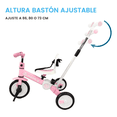 thumbnail image 4 of Triciclo Evolutivo The Baby Shop  4 en 1 Bicicleta de Equilibrio y Balance Rosa -, 4 of 7