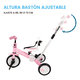 thumbnail image 4 of Triciclo Evolutivo The Baby Shop  4 en 1 Bicicleta de Equilibrio y Balance Rosa -, 4 of 7