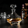 thumbnail image 4 of Whiskey Decanter and Glasses Set, KANARS 27 oz Crystal Liquor Decanter Set for Scotch Bourbon Irish Whisky, 4 of 6