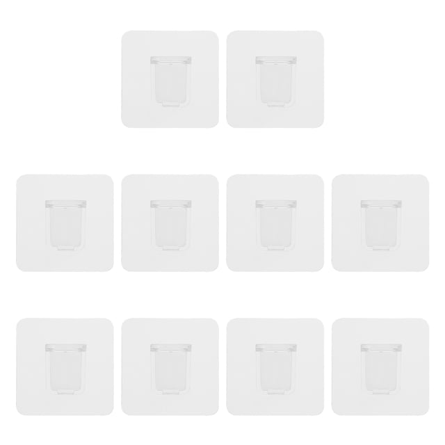 FRCOLOR Shelf Support Pegs 10pcs Shelf Support Adhesive Pegs Plastic Cabinet Shelf Clips Shelf Support Pegs,2.28"X2.28"X0.98"