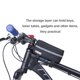 thumbnail image 5 of Soidarity DUUTI-Bolsa de tubo delantero para bicicleta, soporte para teléfono móvil, bolsa para pantalla táctil, accesorios para montar en Ciclismo Negro S Soidarity OD003221-03, 5 of 6
