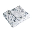 thumbnail image 4 of Levtex Home - Maeve Neutral - Throw - Suzani Floral - Blue Grey, Taupe, Charcoal and Cream - Quilt (50x60in.) and Sham 50x60in. - Cotton, 4 of 4