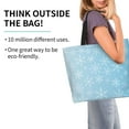 thumbnail image 2 of Easygdp Snowflake Snowing Bolsas Tote para Mujer, Bolsos de Hombro para Viaje, Bolsos de Mano de Gran Capacidad para Compras y Trabajo, 2 of 8