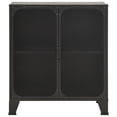 thumbnail image 2 of vidaXL Storage Cabinets 2 pcs Grey 72x36x82 cm Metal and MDF, 2 of 5