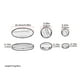 thumbnail image 5 of Wosthever Paquete de 9 botones de llave de saxofón acrílico portátil Mini saxo alto incrustaciones decoración llaves piezas reemplazables Accesorios para instrumentos musicales, 5 of 6