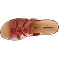 thumbnail image 6 of clarks women's leisa spring red leather 8 wide us, 6 of 7