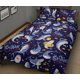thumbnail image 2 of Juego de cama edredón con estampado divertido de tiburones, 2 of 5