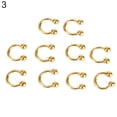 thumbnail image 7 of Ayyufe 10Pcs Women Horseshoe Hoop Body Piercing Ring Surgical Steel Nose Tragus Lip Piercing Ring Fashion Jewelry Accessory, 7 of 7