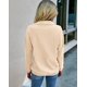 thumbnail image 5 of Sudadera PRETTYGARDEN casual de manga larga para mujer, color albaricoque, 5 of 6