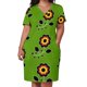 thumbnail image 3 of Ojibwe Flower Beadwork Indigenous WAWEZHI CANADA Loose Pocket Dress Dress woman Woman fashion, 3 of 7