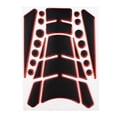 thumbnail image 2 of LOVIVER 3D Carbon Fiber Motorcycle Gas Fuel Tank Sticker Fit Gel Pad Decal Red, 2 of 6