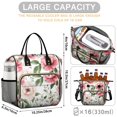 thumbnail image 5 of OBREWU Pioneer Flower Women's Insulated Leakproof Large Lunch Bag, Oxford Cloth, 5 of 7