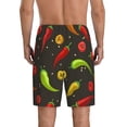 thumbnail image 3 of Fotbe Chili2 Pajama Shorts for Men, Men's Pajama Bottoms, Sleepwear,Short Pajama Pants-3X-Large, 3 of 9