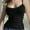 Black, variant on Women's 2025 Summer Lace Cami Tank Top - Scoop Neck Sleeveless Blouse with Silk Lace Trim, Stylish Casual
