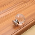 thumbnail image 3 of Manija de cristal de Color, cajón esférico de diamante de un solo orificio, armario, manija de muebles para el hogar, accesorios de Hardware Conjuntos de muebles de dormitorio Transparente 30 mm Billuyoard JJ12822-01B, 3 of 6