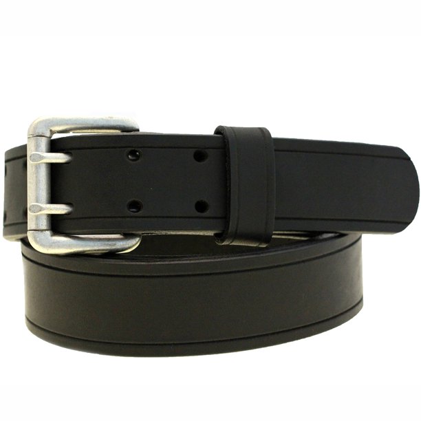 Orion Belt Company - 1 1/2 Black Latigo Leather Belt Saddle Grooved ...