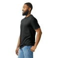 thumbnail image 4 of Gildan Men's Softstyle Crew T-Shirt, 100% Ring-Spun Cotton, Modern Classic fit Tee, Black S, 4 of 5