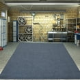 thumbnail image 5 of Ottomanson Non-Slip Area Rug 5' x 6'6" Indoor/Outdoor Custom Size Utility Carpet for Garage Living Room Patio, Gray Ribbed, 5 of 9