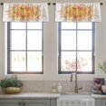 thumbnail image 3 of LALILO Kitchen Curtain Valance Colorful Beautiful Bright Fairy Rod Pocket Window Curtain 52"x 18" Set of 2, 3 of 5