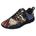 thumbnail image 2 of French Bulldog Running Shoes Sneakers Mesh Black Size 13, 2 of 5