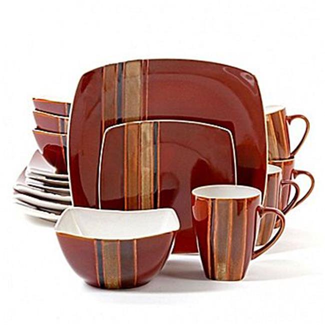 Dinnerware Set, 16 Piece Square