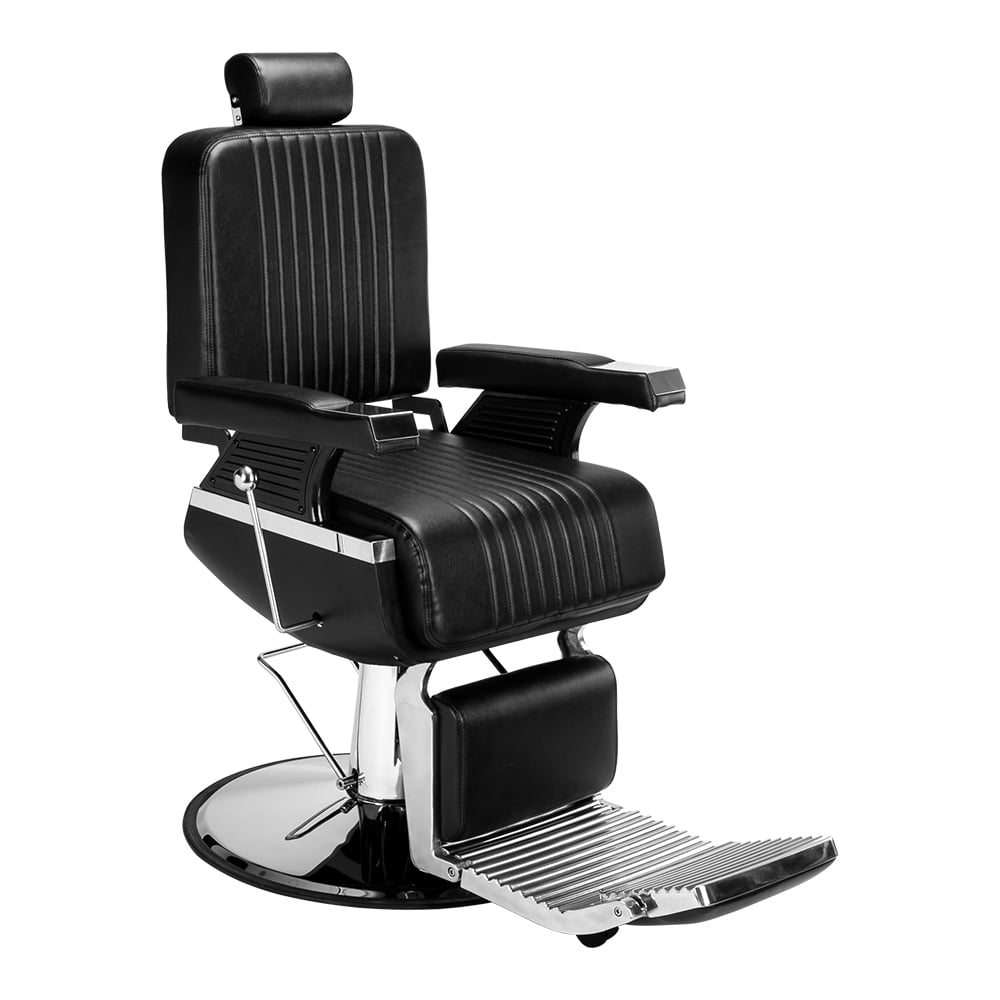 Men's Hairdressing Chair HighEnd Reclining Chair Black